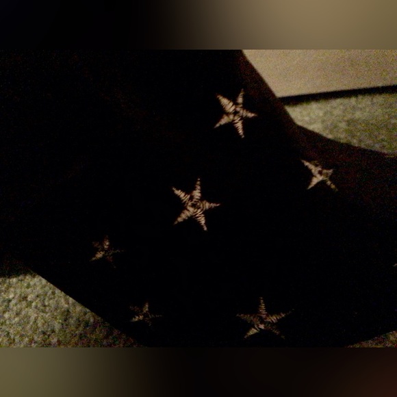 Black Suede Printed Heeled Ankle Boots - Picture 3 of 7